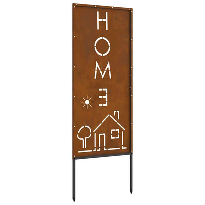 Garten dekoratives Panel Rostig 50 x 140 cm