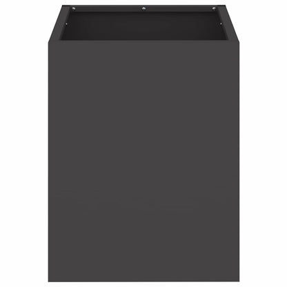 Gartenblumentopf Schwarz 32 x 32 x 40 cm Kaltgewalzter Stahl