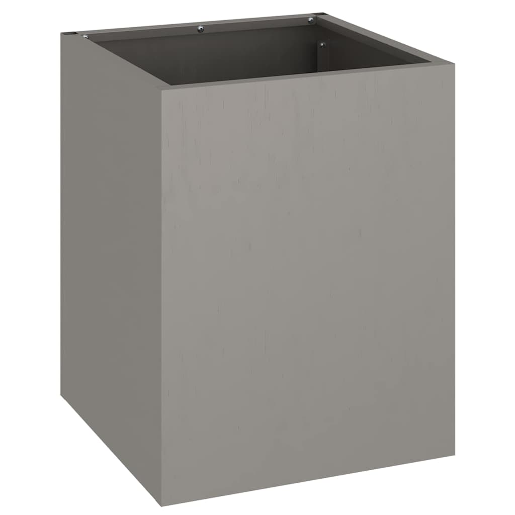 Gartenblumentopf Braun 32 x 32 x 40 cm Wetterfestes Stahl