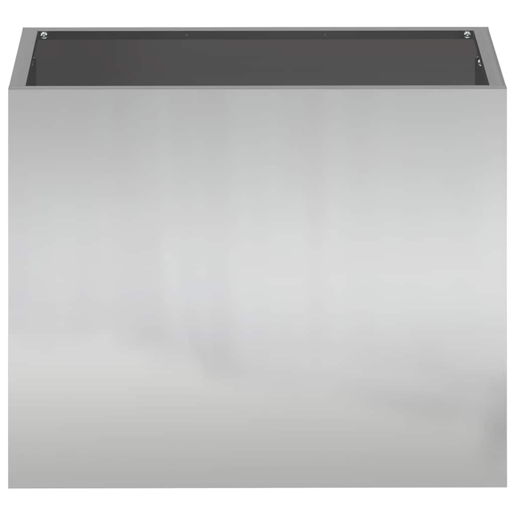Gartenblumentopf Silber 50 x 32 x 40 cm Verzinkter Stahl
