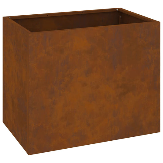 Gartenblumentopf Braun 50 x 32 x 40 cm Wetterfestes Stahl