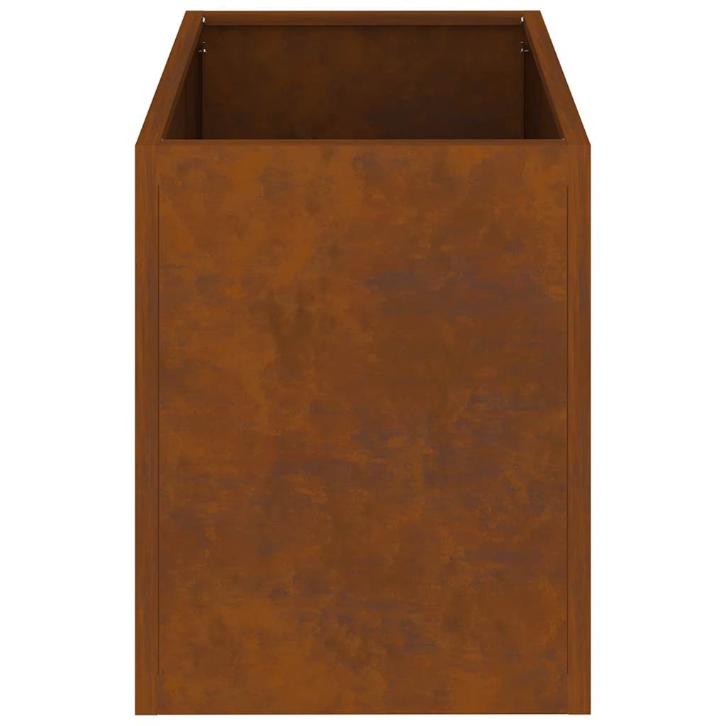 Gartenblumentopf Braun 50 x 32 x 40 cm Wetterfestes Stahl