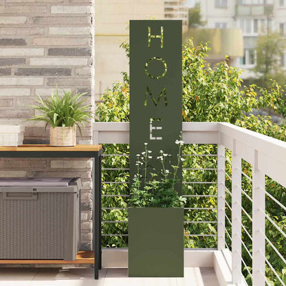 Garten Sichtschutz-Leinwand Olivgrün 32 x 140 cm