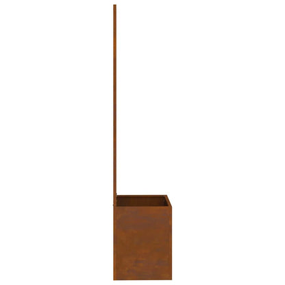 Blumentopf mit dekorativem Paneel Rostig 50 x 140 cm