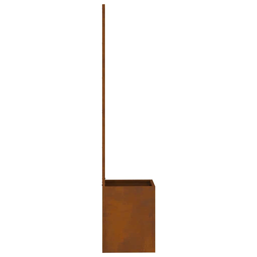 Blumentopf mit dekorativem Paneel Rostig 50 x 140 cm