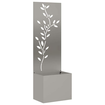 Blumentopf mit dekorativem Paneel Rostig 50 x 140 cm