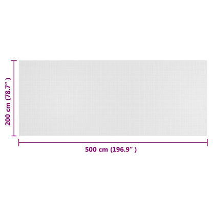 Insektennetz Weiß 2 x 5 m HDPE