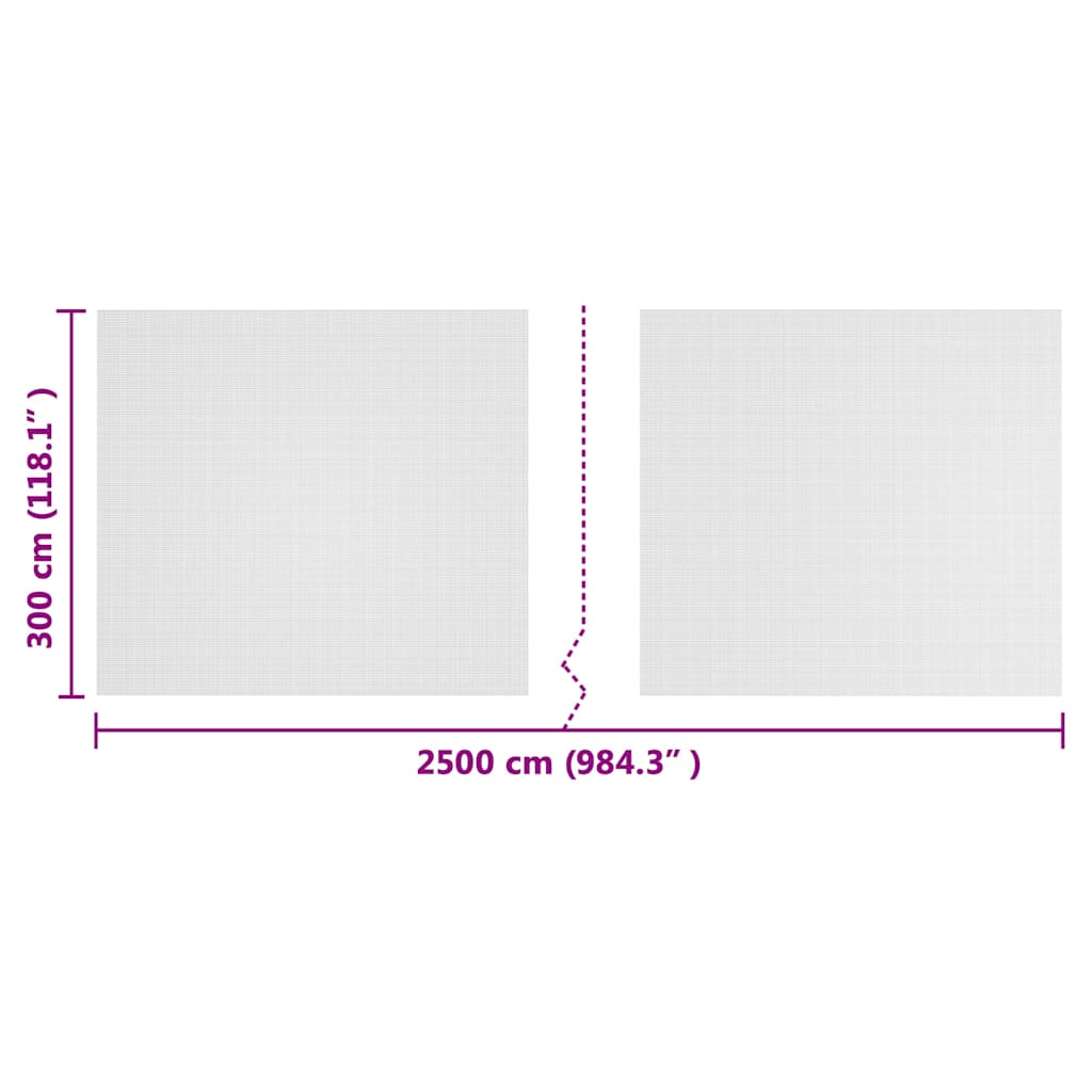 Insektennetz Weiß 3 x 25 m HDPE