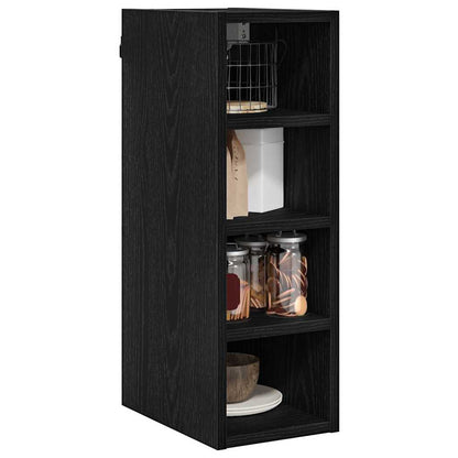 Hängeschrank Riga Schwarz Eichen-Optik 20 x 29,5 x 60 cm