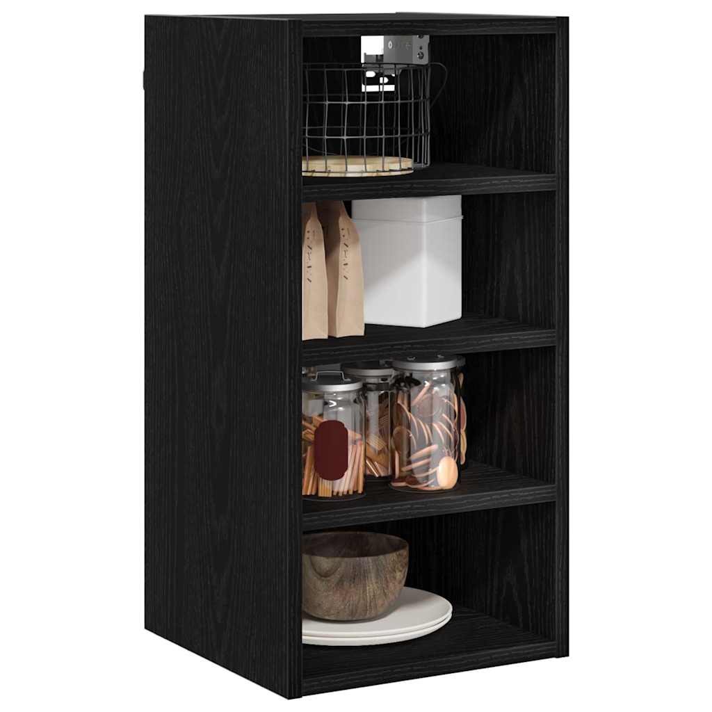 Hängeschrank Riga Schwarz Eichen-Optik 30 x 29,5 x 60 cm