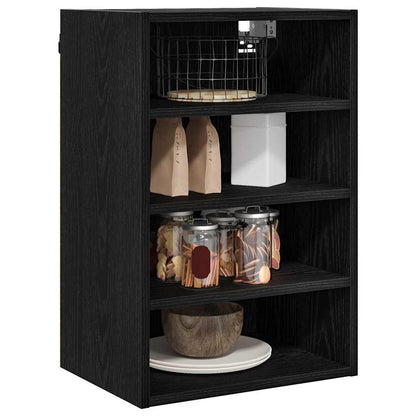 Hängeschrank Riga Schwarz Eichen-Optik 40 x 29,5 x 60 cm