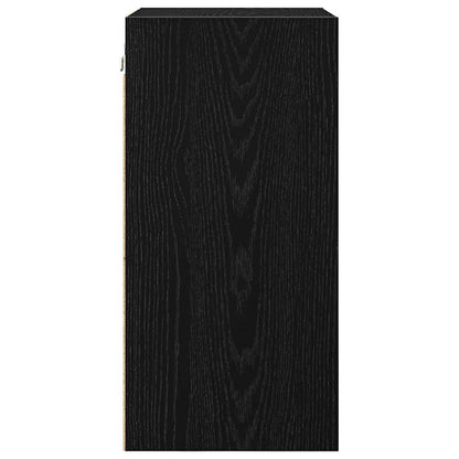 Hängeschrank Riga Schwarz Eichen-Optik 40 x 29,5 x 60 cm
