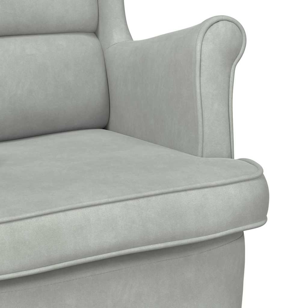 Schaukelstuhl 71 x 92 x 100 cm 100% Polyester Sperrholz