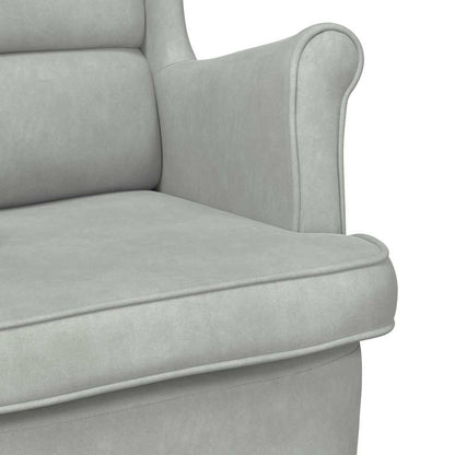 Schaukelstuhl 71 x 92 x 100 cm 100% Polyester Sperrholz