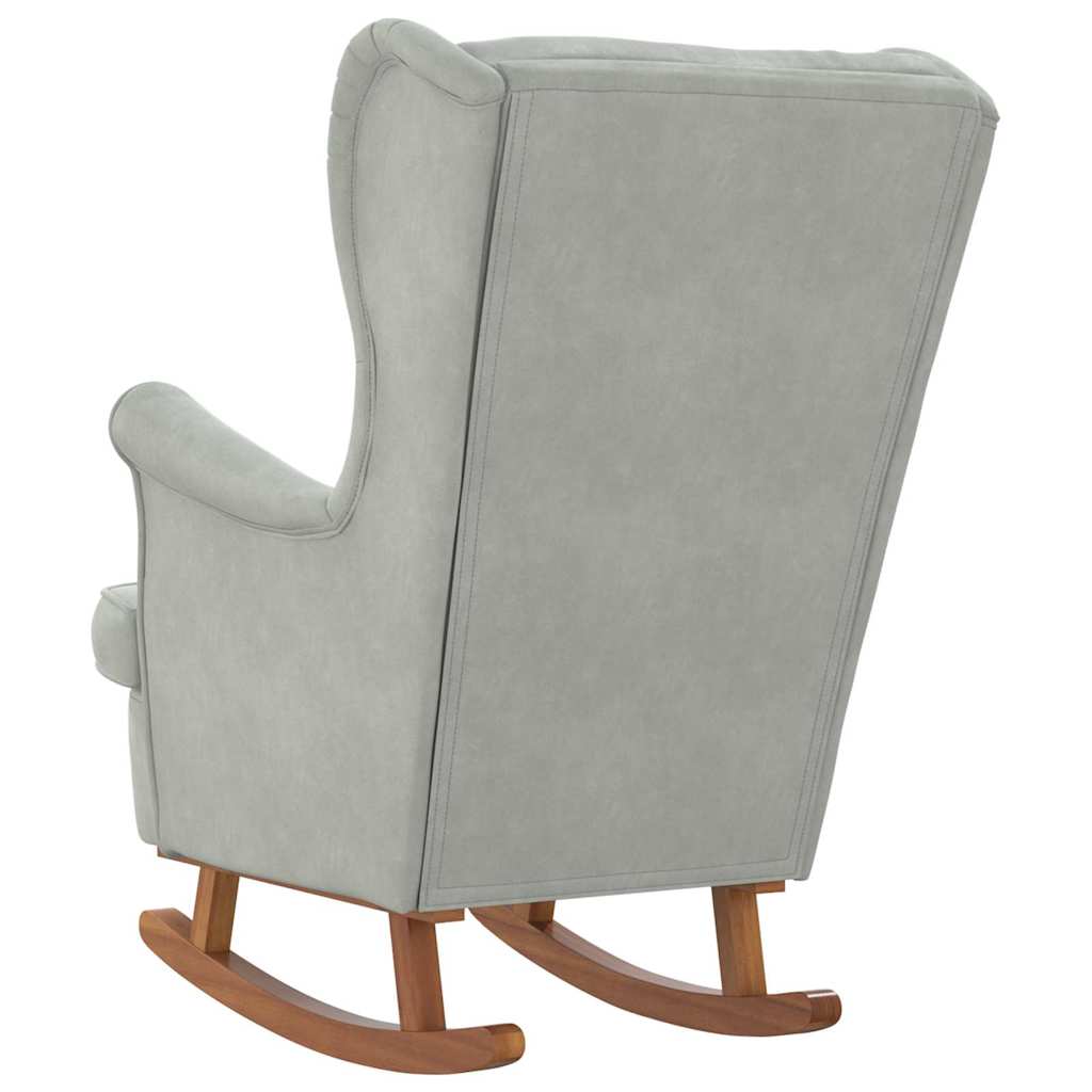 Schaukelstuhl 71 x 92 x 100 cm 100% Polyester Sperrholz