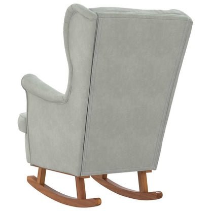 Schaukelstuhl 71 x 92 x 100 cm 100% Polyester Sperrholz