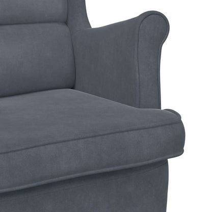 Schaukelstuhl 71 x 92 x 100 cm 100% Polyester Sperrholz