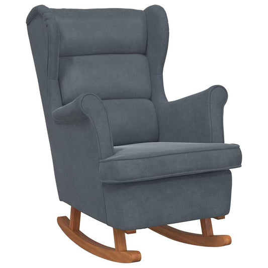 Schaukelstuhl 71 x 92 x 100 cm 100% Polyester Sperrholz