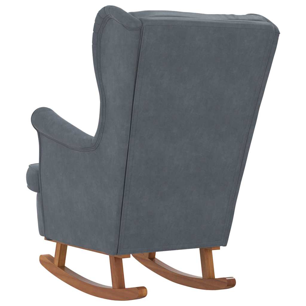 Schaukelstuhl 71 x 92 x 100 cm 100% Polyester Sperrholz