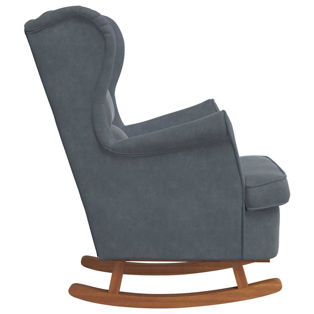 Schaukelstuhl 71 x 92 x 100 cm 100% Polyester Sperrholz