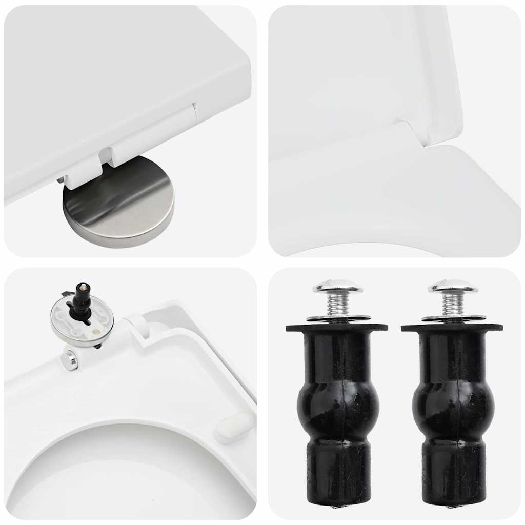 Toilette geeignet für Sitz Weiß 48 x 36,5 x 4,5 cm Polypropylen