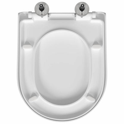 Toilettensitz Weiß 48 x 36,5 x 4,5 cm Polypropylen