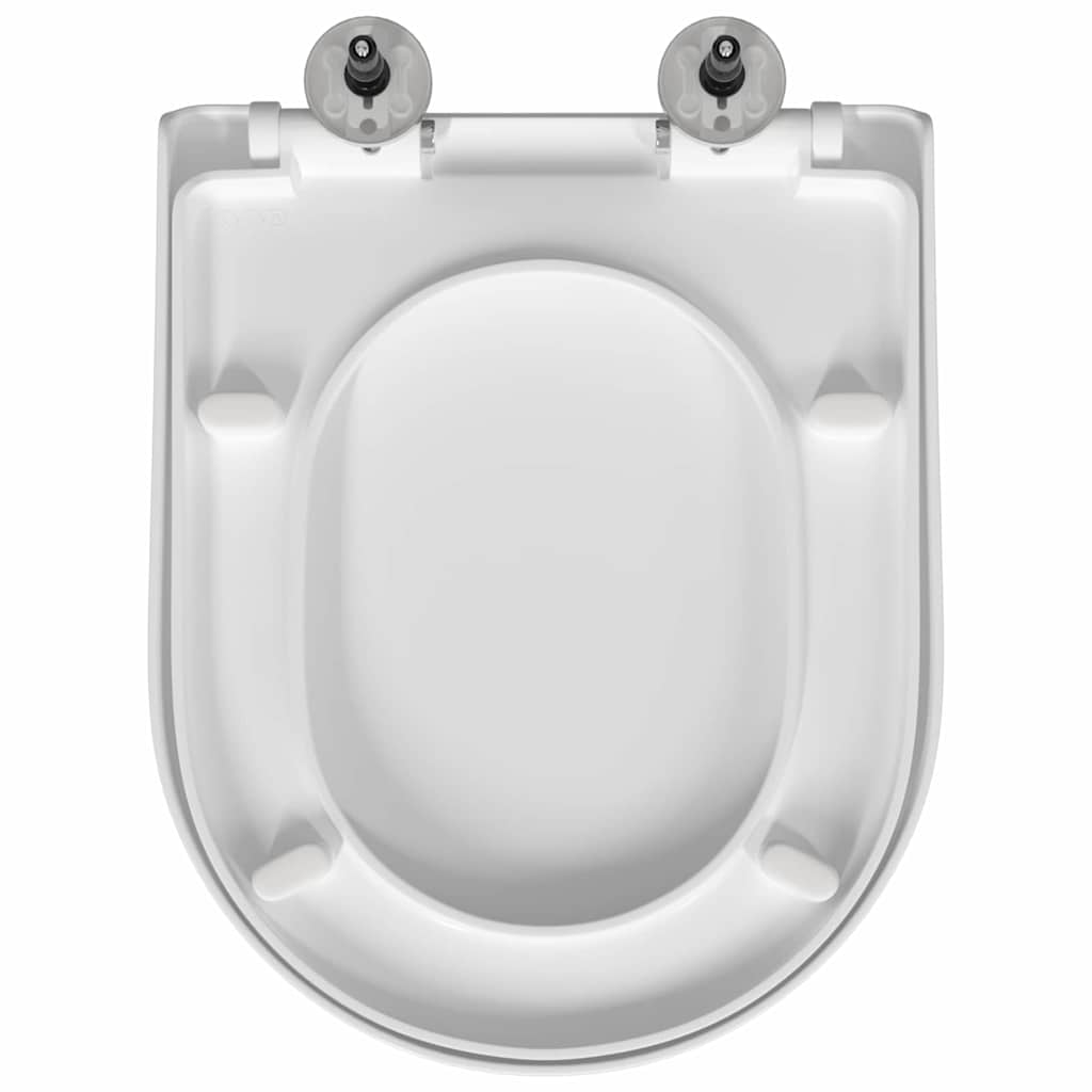 Toilette geeignet für Sitz Weiß 48 x 36,5 x 4,5 cm Polypropylen