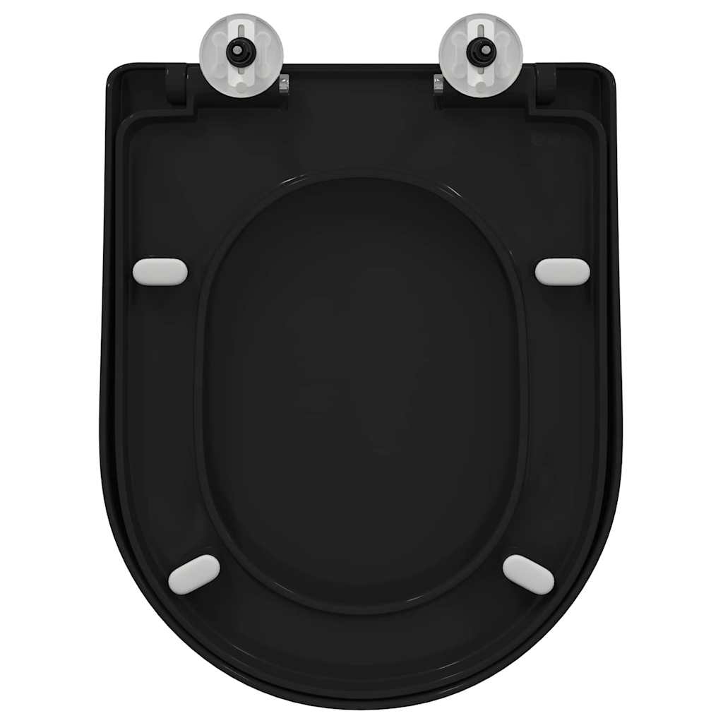 Toilette geeignet für Sitz Schwarz 48 x 36,5 x 4,5 cm