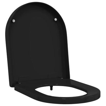 Toilette geeignet für Sitz Schwarz 48 x 36,5 x 4,5 cm