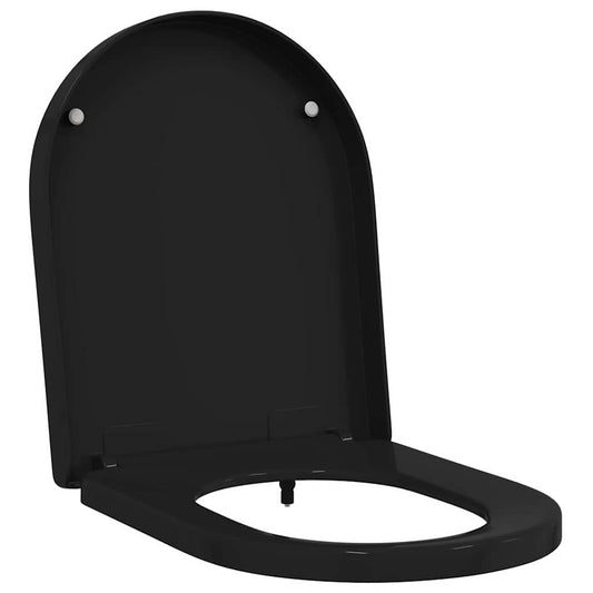 Toilette geeignet für Sitz Schwarz 48 x 36,5 x 4,5 cm