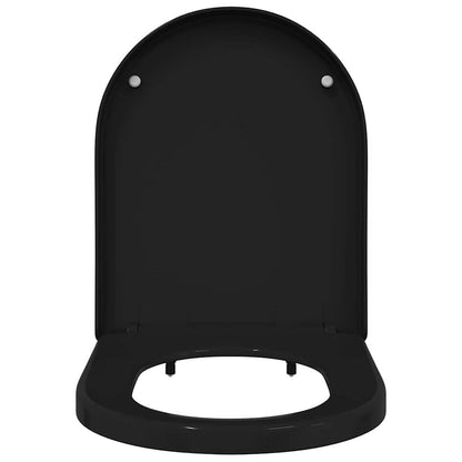 Toilettensitz Schwarz 48 x 36,5 x 4,5 cm Polypropylen