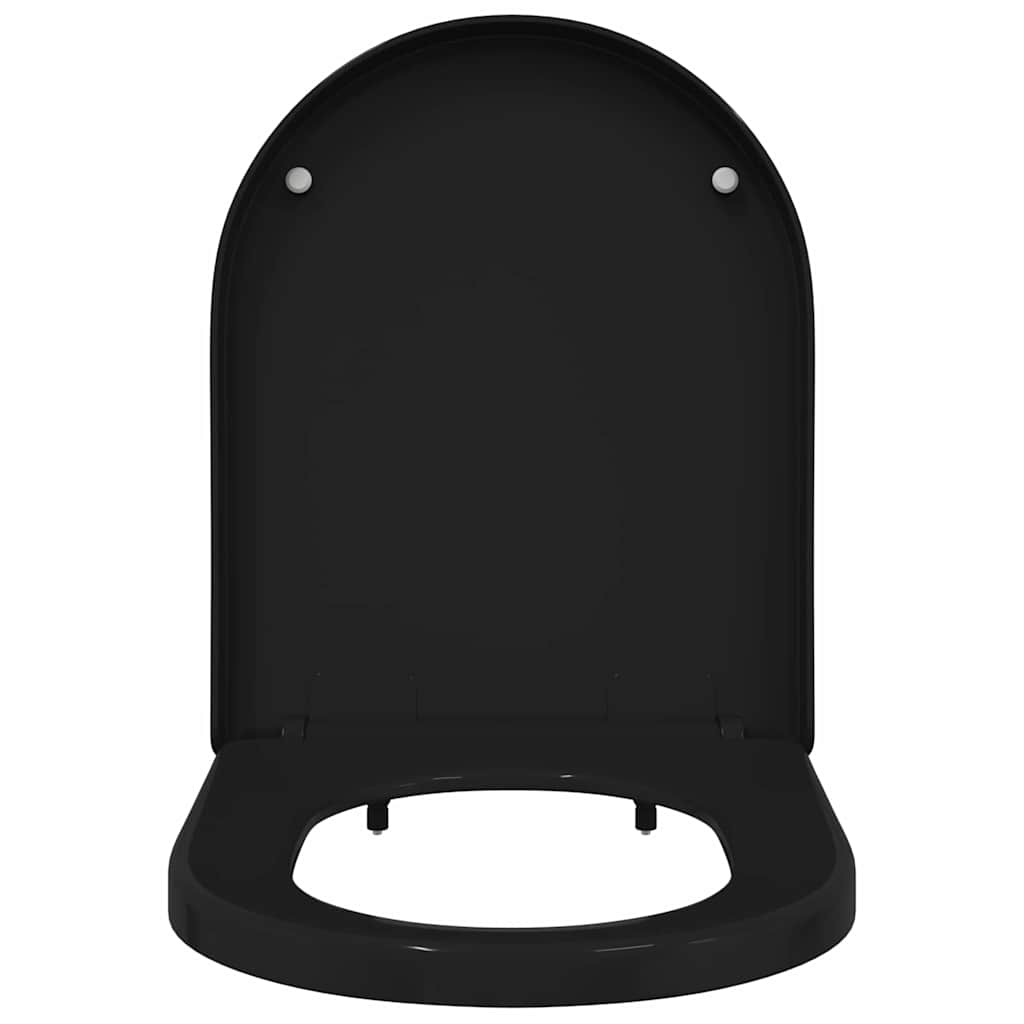 Toilette geeignet für Sitz Schwarz 48 x 36,5 x 4,5 cm