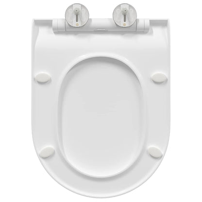 Toilettensitz Weiß 48,5 x 36 x 5 cm Polypropylen