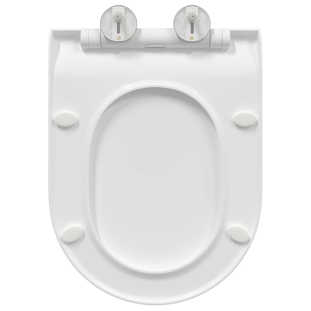 Toilette geeignet für Sitz Weiß 50 x 36 x 5 cm Polypropylen