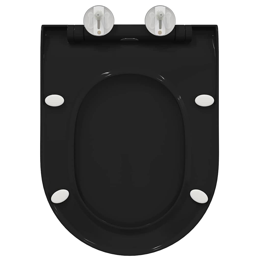 Toilette geeignet für Sitz Schwarz 50 x 36 x 5 cm Polypropylen