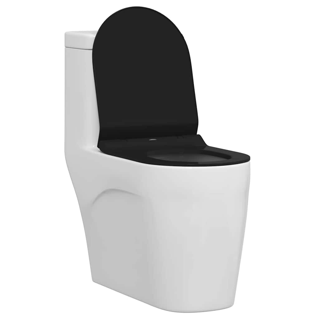 Toilette geeignet für Sitz Schwarz 50 x 36 x 5 cm Polypropylen