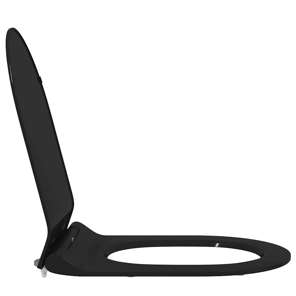 Toilettensitz Schwarz 48,5 x 36 x 5 cm Polypropylen