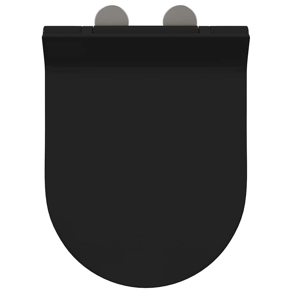 Toilettensitz Schwarz 48,5 x 36 x 5 cm Polypropylen