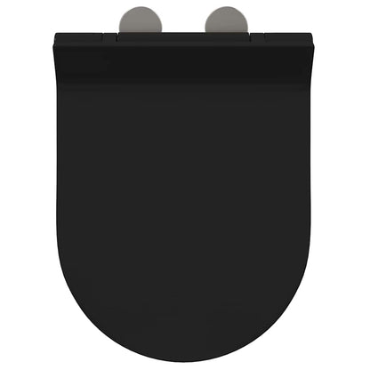 Toilettensitz Schwarz 48,5 x 36 x 5 cm Polypropylen
