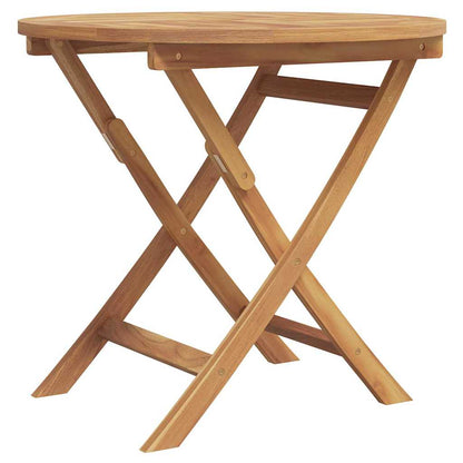 Garten Essgruppe 3 pcs Braun Massivholz Teak