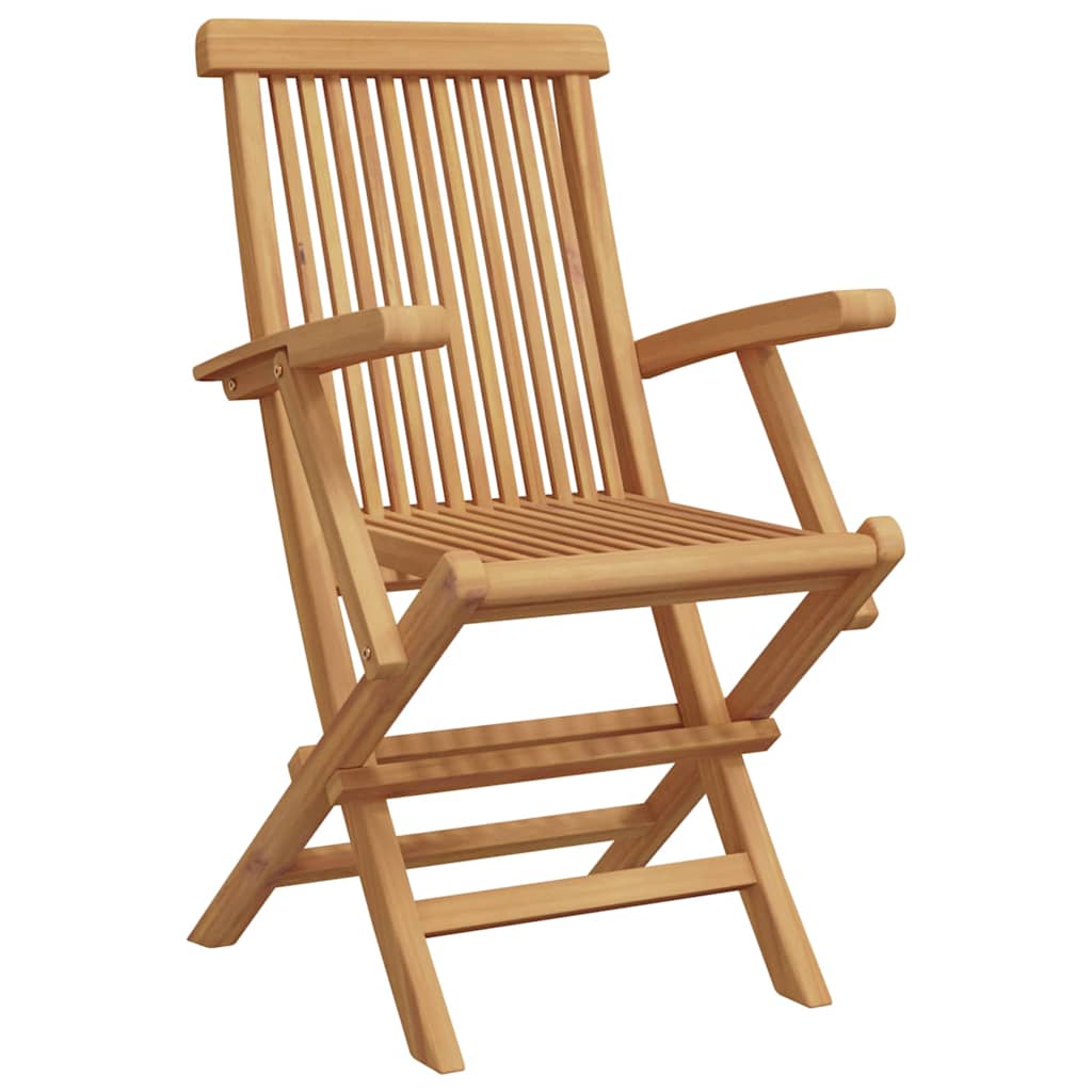 Garten Essgruppe 3 pcs Braun Massivholz Teak