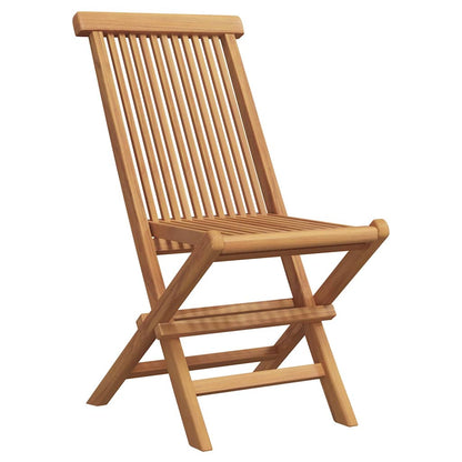 Garten Essgruppe 5 pcs Braun Massivholz Teak