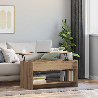 Couchtisch Artisan-Eiche 80 x 50.5 x 41.5 cm Holzwerkstoff