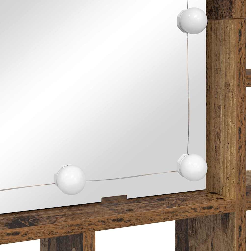 Spiegelschrank Altholz 91 x 15 x 76,5 cm Holzwerkstoff