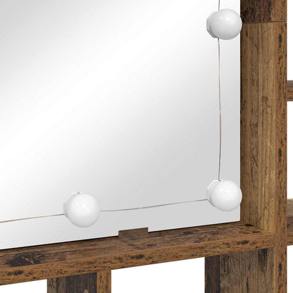 Spiegelschrank Altholz 91 x 15 x 76,5 cm Holzwerkstoff