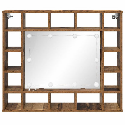 Spiegelschrank Altholz 91 x 15 x 76,5 cm Holzwerkstoff