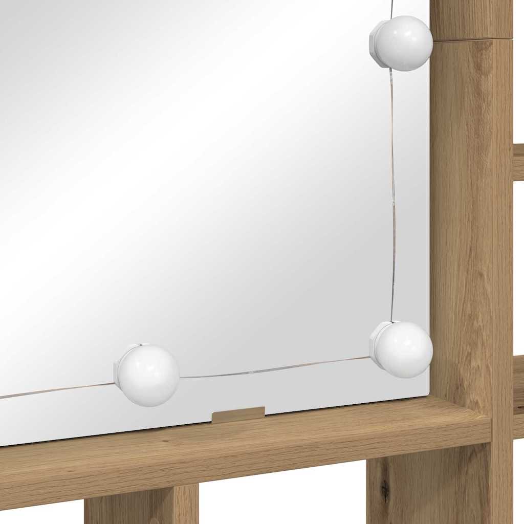 Spiegelschrank Artisan-Eiche 91 x 15 x 76,5 cm Holzwerkstoff