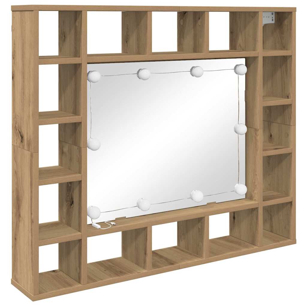 Spiegelschrank Artisan-Eiche 91 x 15 x 76,5 cm Holzwerkstoff