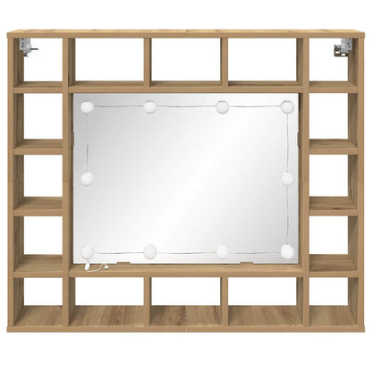 Spiegelschrank Artisan-Eiche 91 x 15 x 76,5 cm Holzwerkstoff