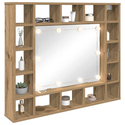 Spiegelschrank Artisan-Eiche 91 x 15 x 76,5 cm Holzwerkstoff
